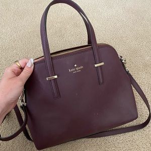 Burgundy Kate Spade Purse